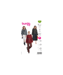 Patron Burda 5770 - Veste femme du 34 au 48 taille n°FR 34-46