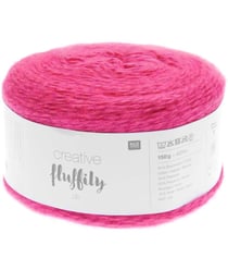Coton à tricoter Creative FLUFFILY - 150 GR - Rico Design 16 Pink