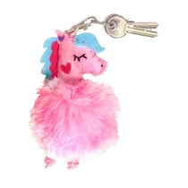 Kit porte-clés en fausse fourrure Licorne Activités enfant