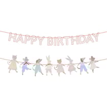 Guirlande Happy Birthday Animaux en Fête
