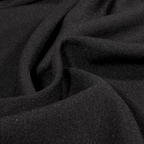Tissu Burlington uni Noir