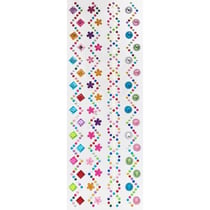 MégaCréa DIY - Bandes de strass Designs assortis 25,5 x2 cm 4 pièces