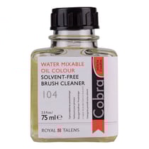 Produit nettoyant pour pinceaux - Sans solvants - Peinture à l'huile - Cobra - 75ml