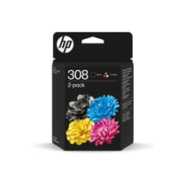 Cartouche d'encre Hp N.308 CART BK/3COULEURS S/B BHP6L6S6