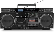 Ghetto Blaster MEDION - Vintage - DAB+ - CD/Cassette/USB/MP3 - 2x10W RMS - Noir
