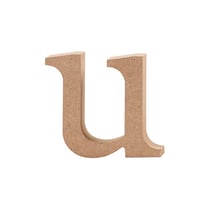 Lettre, u, H : 8,5 cm, ép. 2 cm, 1 pièce