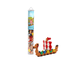 Jeu de construction PLUS PLUS -Tube Navire Viking - 100 Pcs - PP4312