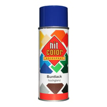Spray de peinture - Bleu outremer - RAL5002 - Décoration - Tous supports - Hit Color - 400ml
