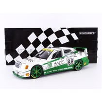 Voiture Miniature de Collection - MINICHAMPS 1/18 - MERCEDES-BENZ 190E 2.5-16 Evo 2 - DTM 1991 - Blanc