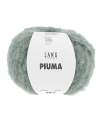 Pelote de laine et coton à tricoter PIUMA - Lang Yarns 08 Vert