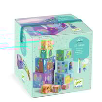 Cubes à empiler arc en ciel