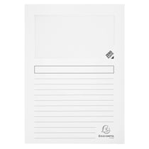 Paquet de 25 chemises à fenêtre Forever 130g/m2 - coloris pastel assortis - 22x31cm - Couleurs assorties - x 16 - Exacompta
