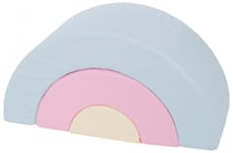 Arc-en-ciel mini - lot de 3 gros blocs rose, bleu, jaune (pastel)