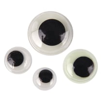 Rayher - Yeux mobiles Phosphorescent Assortiment 40 pièces