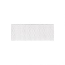 Film 20m sangle métal  30mm Blanc/Argent