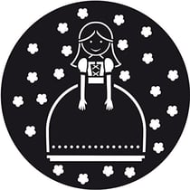 Funny cuisine - Pochoir pour gâteau rond Princesse