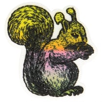 Ecusson thermocollant écureuil 3 cm x 3,5 cm