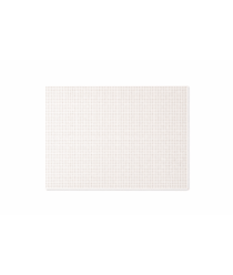 CANEVAS PLASTIQUE 33X25CM blanc