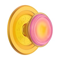 PopSockets Support PopGrip Adhésif MagSafe Fonction Stand Selfie Jaune