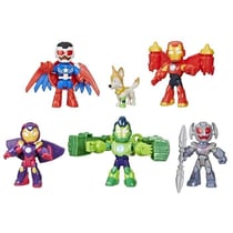 Pack de figurines Avengers en armure, Marvel Iron Man and his Awesome Friends