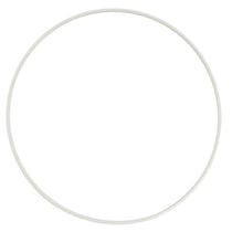 Armature abat-jour cercle Rilsan Diamètre 40 cm blanc