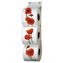 LUC - Kit Point compté Range Papier Toilette Les Coquelicots