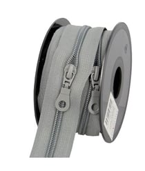 Fermeture à Glissière Spirale N°5 avec Curseur – Milward (vendue par 30 cm) 170 Gris
