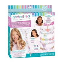 Kit création de bijoux papillon - make it real - lansay - 41323 - perles et accessoires