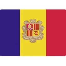 Tapis de souris drapeau Andorre 27 x 19 cm