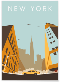 Affiche New York 2 | A3 : 29,7x42cm