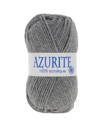 Pelote à tricoter AZURITE de Distrifil - Laissez votre créativité briller à petit prix ! - certifié Oeko-Tex 3074 Gris fonce