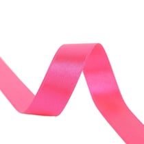 Bobine 40m ruban satin double face fabriqué en France fuchsia