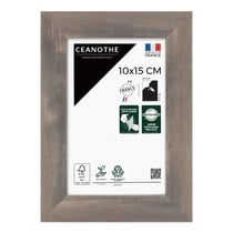 Cadre photo Alizée brun 10x15 cm