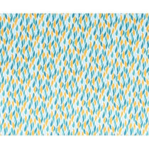Coupon de tissu 55 x 45 cm - Flammes orange et bleues