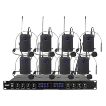 Système Microphone Sans Fil 8 Canaux Pour Conférences et Événements YONIS