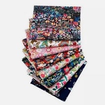 8 coupons tissu patchwork coton couture 40 x 50 cm TONS FONCE 546 X