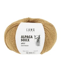 Pelote de laine Alpaca Soxx 6-PLY - 150GR - Lang Yarns 0050 Laiton Chiné