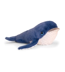 Peluche Keeleco 100% recyclée - Baleine - 25cm