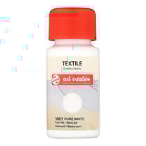 Peinture pour textile - blanc pur - Talens Art Creation - 50ml