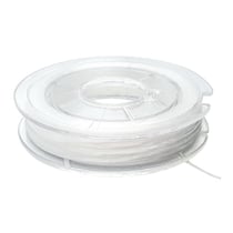 MégaCréa DIY - Fil nylon élastique transparent 0,8 mm x 8 m