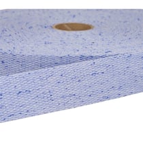 Bobine 20m sangle chinée bleu lavande