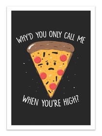 Affiche 50 x 70 cm -  Pizza Hangover - EduEly