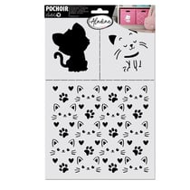 Pochoir de décoration - Chat