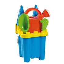 Set de plage chateau fort garni - androni - jeu de sable