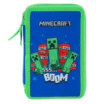 Trousse garnie Minecraft Creeper Boom 20 CM - 3 compartiments