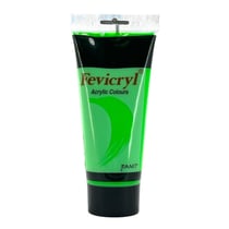 Peinture Acrylique en tube vert fluo 200ml - Amt