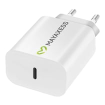Mayaxess Chargeur Rapide pour Galaxy S25 Edge USB-C 20W Blanc