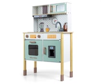 Cuisine en bois Bjorn - couleur menthe
