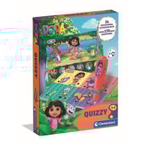 Quizzy - Dora l'Exploratrice - Jeu éducatif Quizzy de CLEMENTONI avec 24 activités ludiques