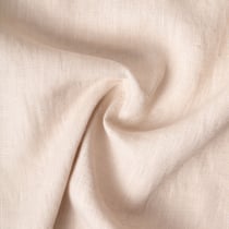 Tissu 100% Lin lavé Vérone uni Naturel